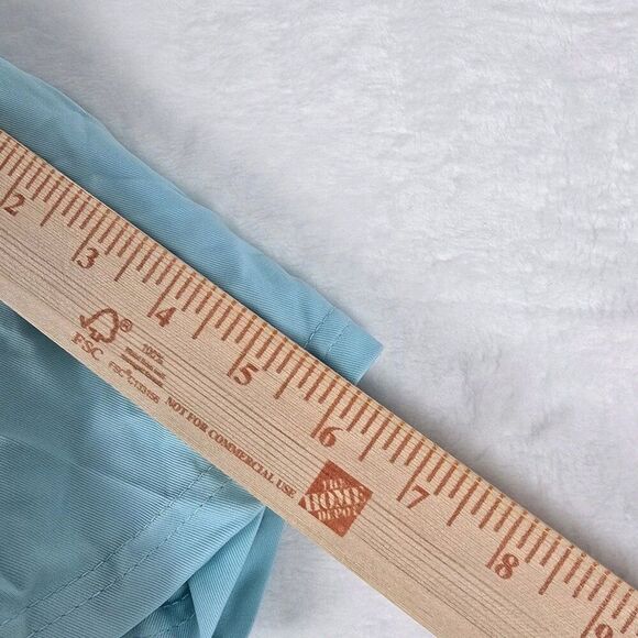 Dokotoo Aqua Blue Flutter Sleeve Midi Dress Women Size L V-Neck Fit & Flare - Picture 7 of 10